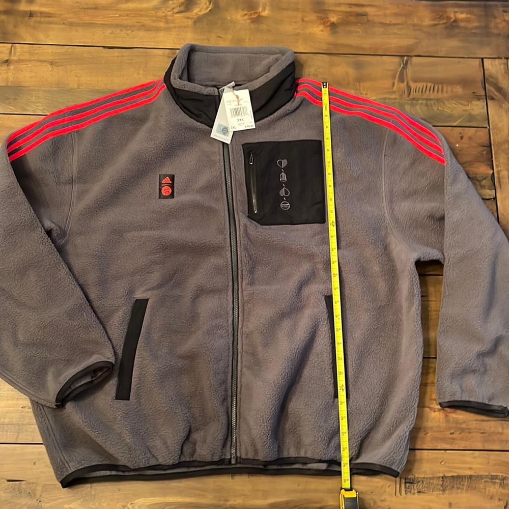 NWT Adidas Full Zip Fleece